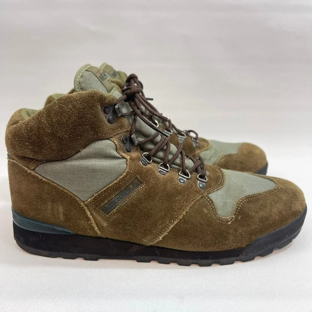 Merrell Taos Vintage Hiking Boots 90's Men's Size 13 Trail Outdoor Suede Shoes